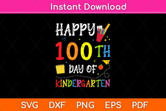 100 Days of Kindergarten: A Joyful Embroidery Design