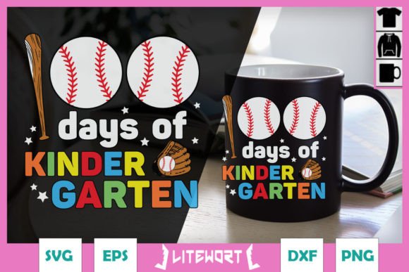 100th Days of School Kindergarten SVG Review