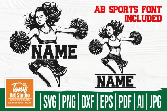 Cheerleader SVG & Pop Pom Design Review