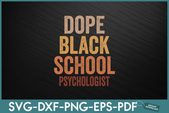 Dope Black School Psychologist African: Design Review