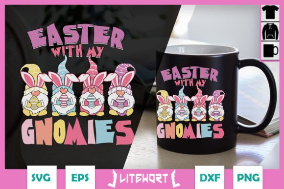Easter My Gnomies Teacher SVG: A Stitch Test