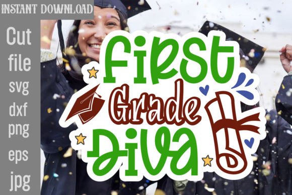 First Grade Diva SVG Cut File Review