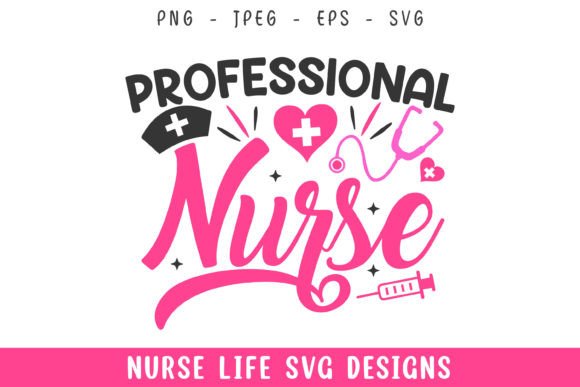 Professional Nurse Life Designs Svg Review