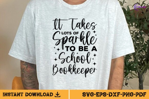 Sparkle to Be a School Bookkeeper SVG Review