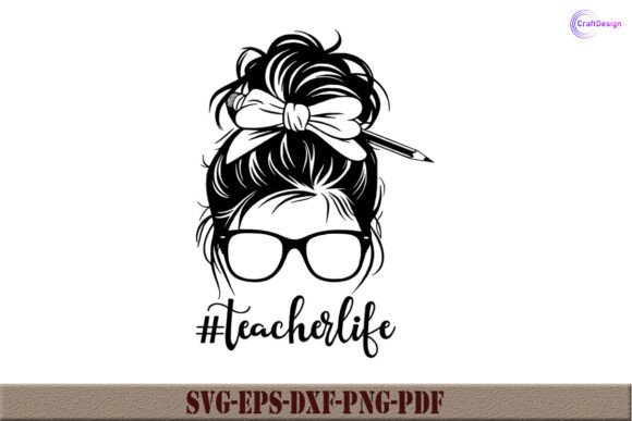 Teacher Life SVG Messy Bun: Embroidery Review